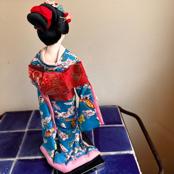 Hanayome Geisha Doll, Madame Butterfly by Nishi Doll Co. c1950 - Picture 10 of 11